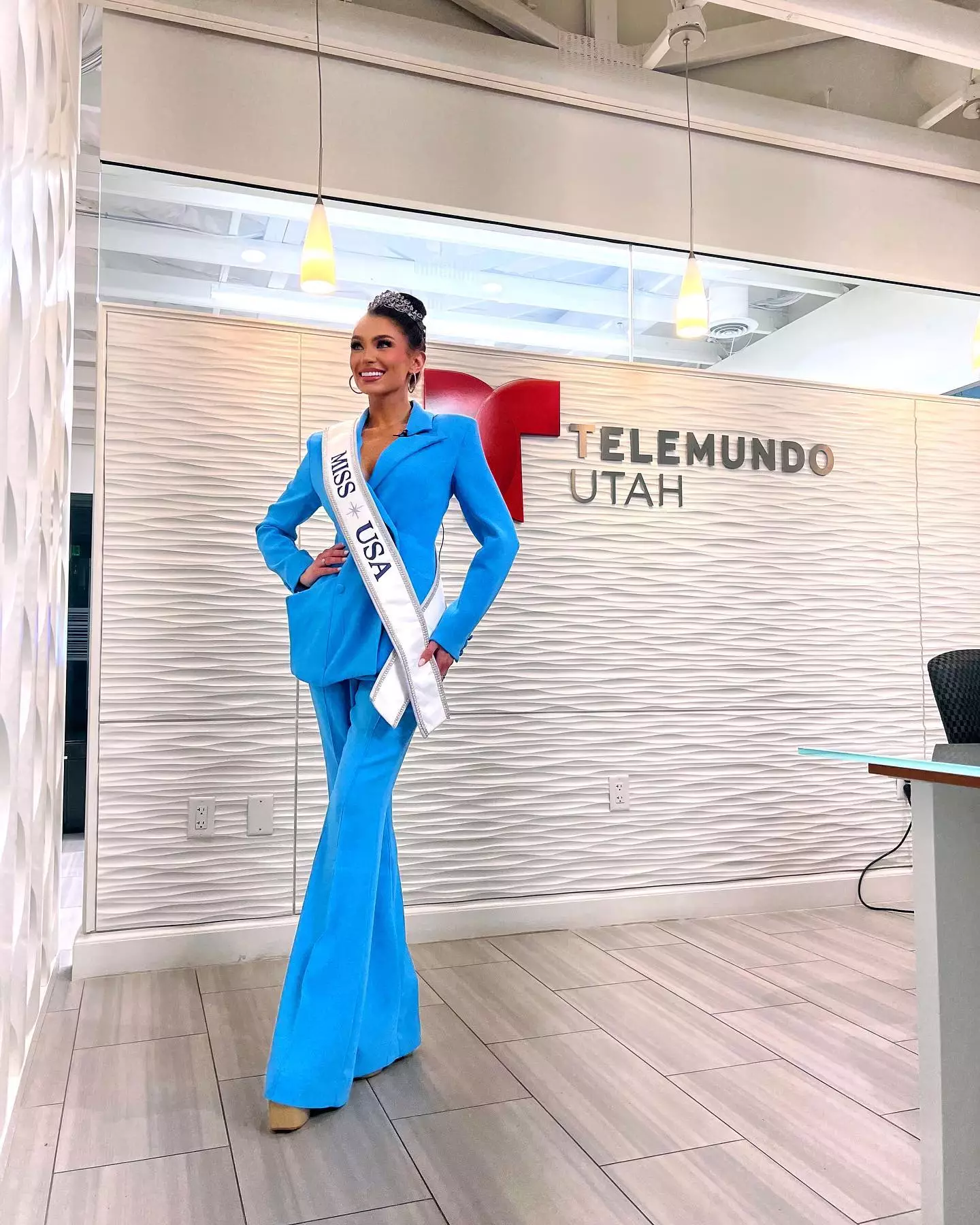 Noelia Voigt was recently crowned as Miss USA 2023.