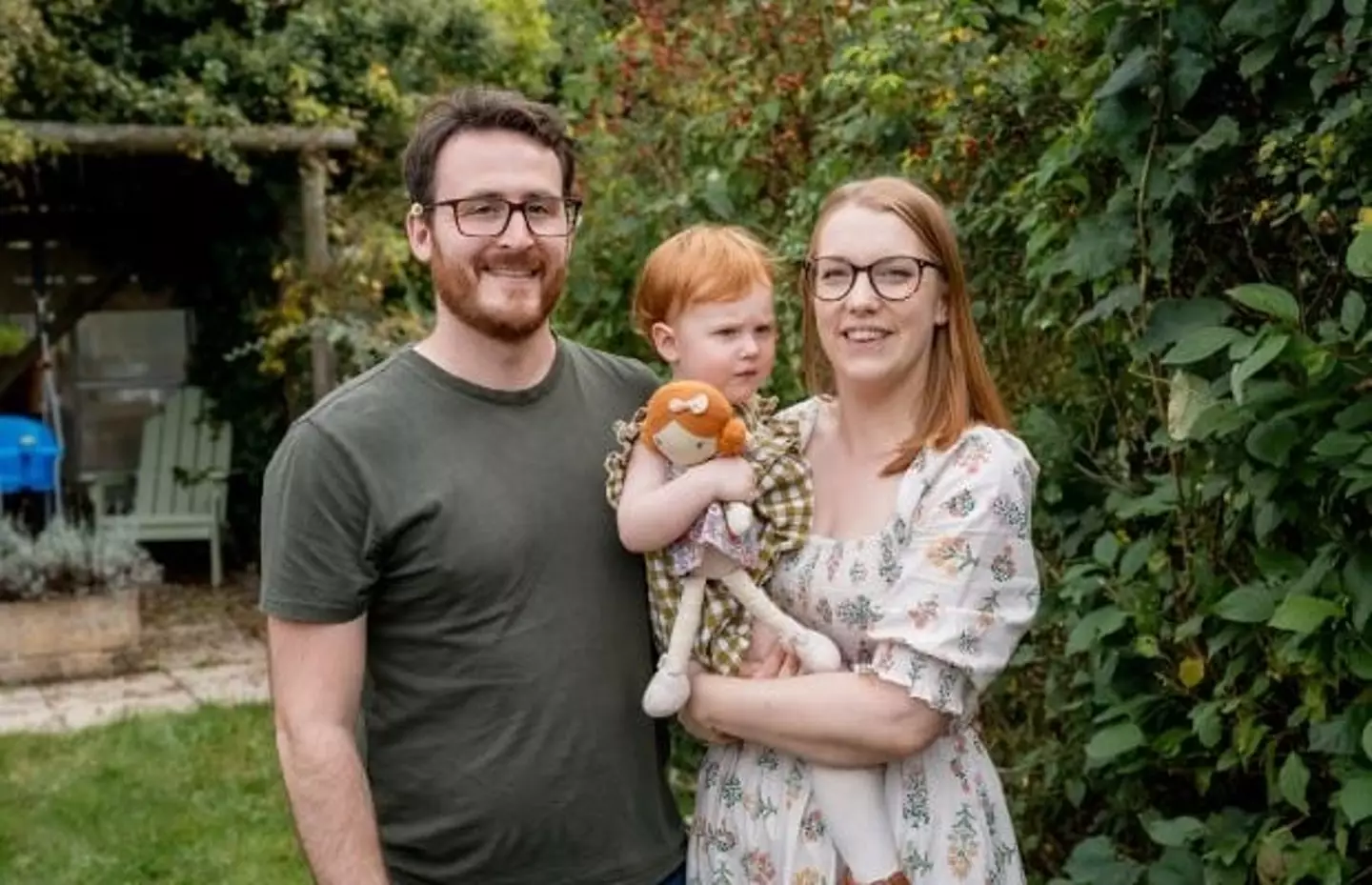 Krystalla found her partner Lee collapsed in the bathroom (British Heart Foundation)