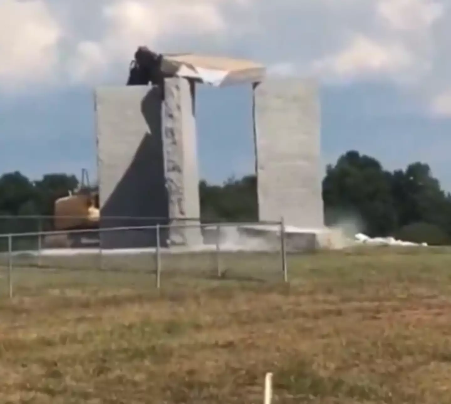 The Guidestones were erected to help generations to rebuild humanity. (@TheFlatEartherr/X)
