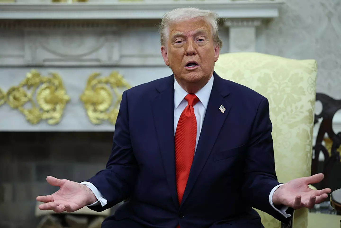 President Donald Trump has placed up to 245 percent tariff on Chinese imports (Win McNamee/Getty Images)