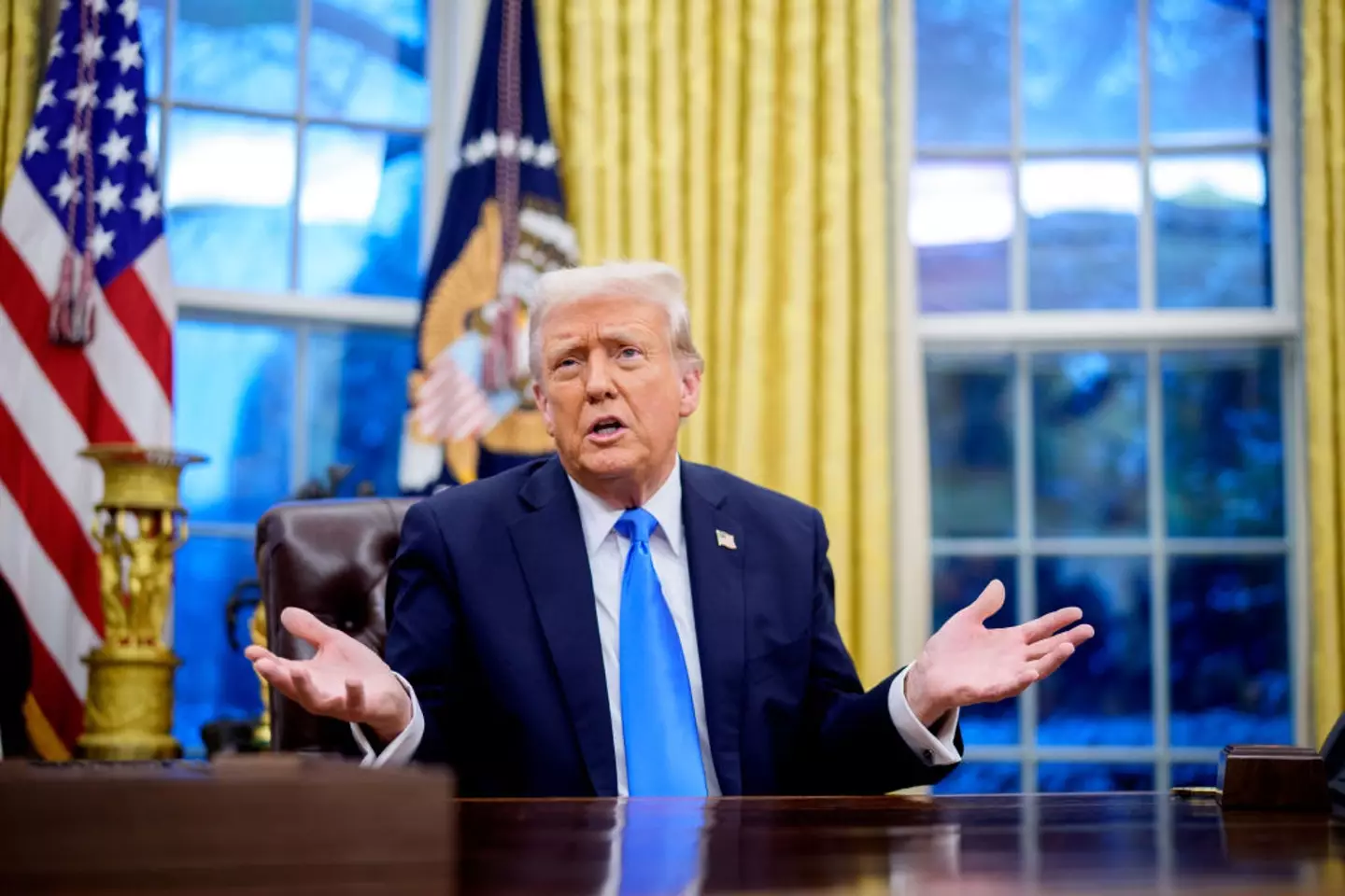 The White House said it was 'not surprised' by Trump allegedly being named (Andrew Harnik/Getty Images)