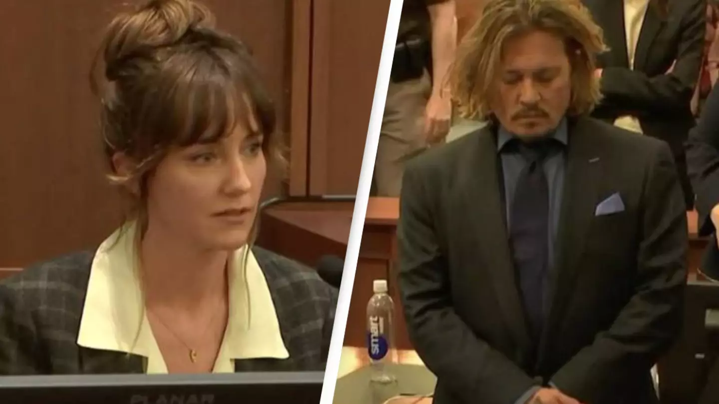 Woman Who Had Johnny Depp's Witness' Testimony Stricken From Record Banned From Trial