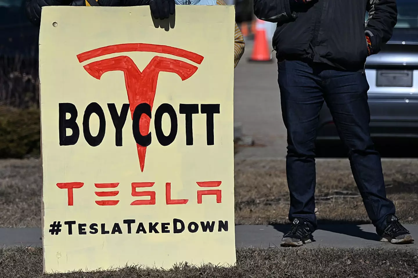 Tesla stocks plummeted amid Musk's fallout with Trump (Artur Widak/NurPhoto via Getty Images)