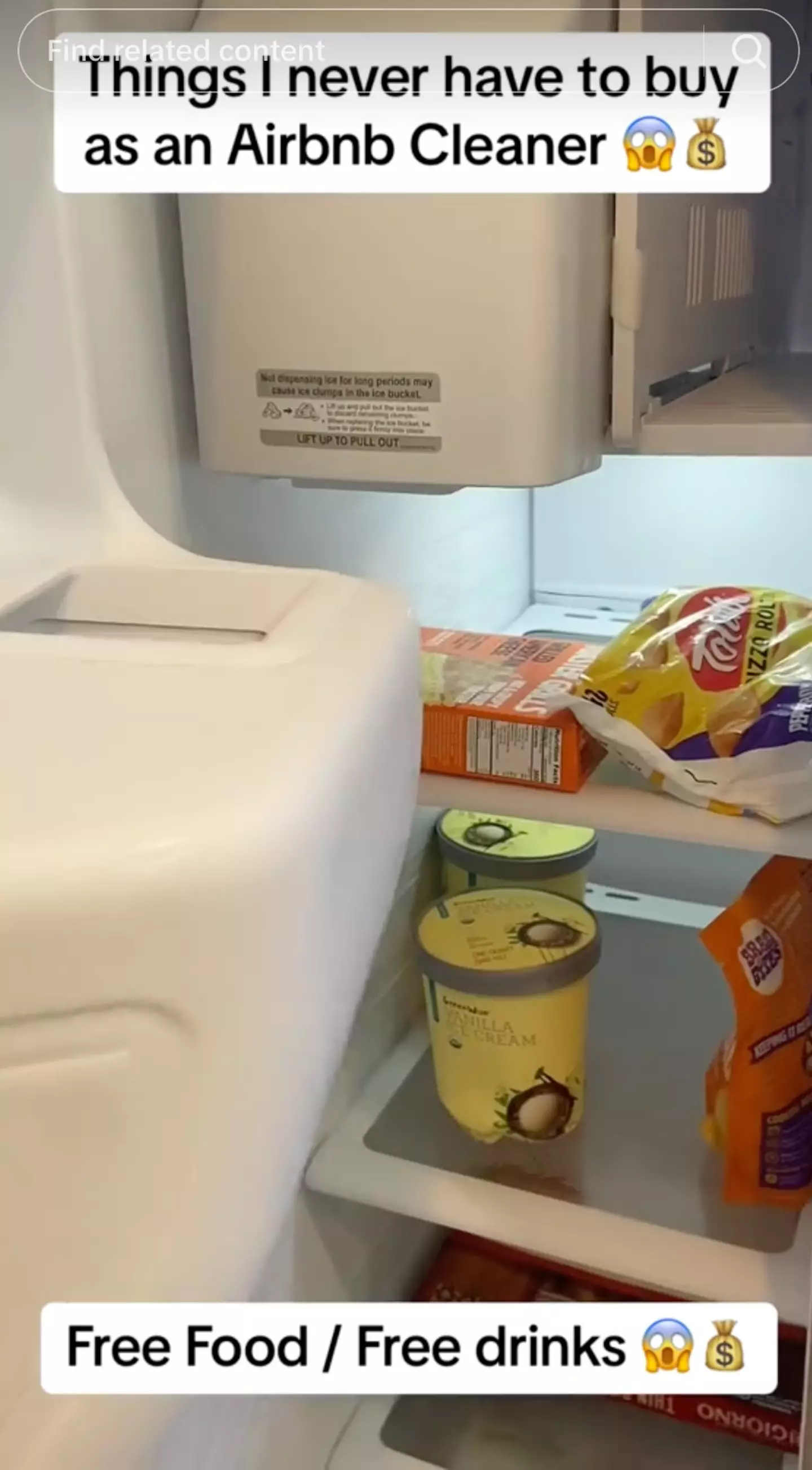 The TikToker often documents her hauls online.