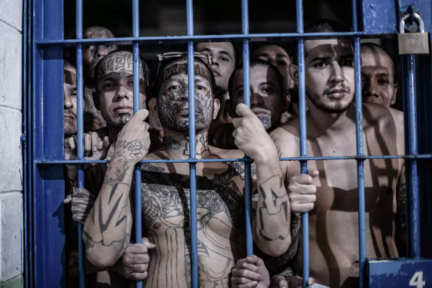 The notorious prison has some of the most dangerous criminals on the planet as inmates (Handout/Presidencia El Salvador via Getty Images)