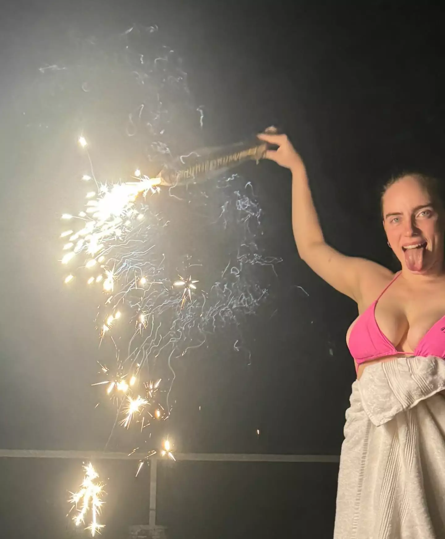 Billie Eilish took to Instagram to showcase her Independence Day. (Instagram/billieeilish)