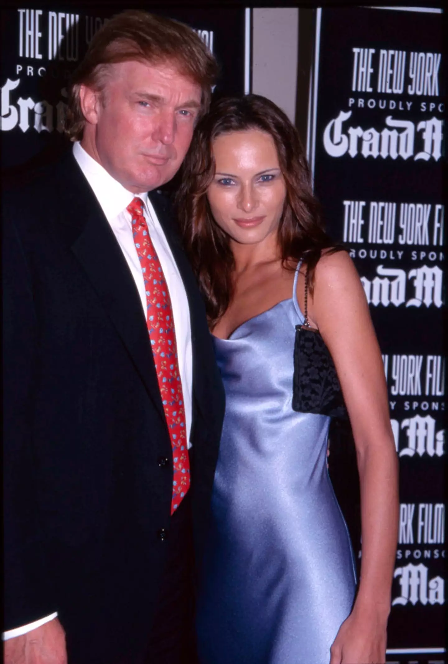 President Donald Trump and First Lady Melania pictured shortly after they started dating in 1998 (Sonia Moskowitz/Getty Images)