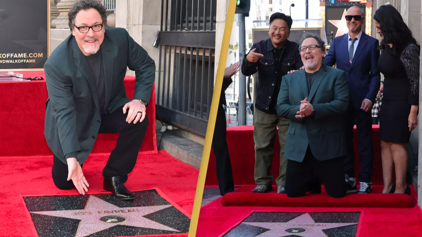 Jon Favreau receives his star on Hollywood Walk of Fame