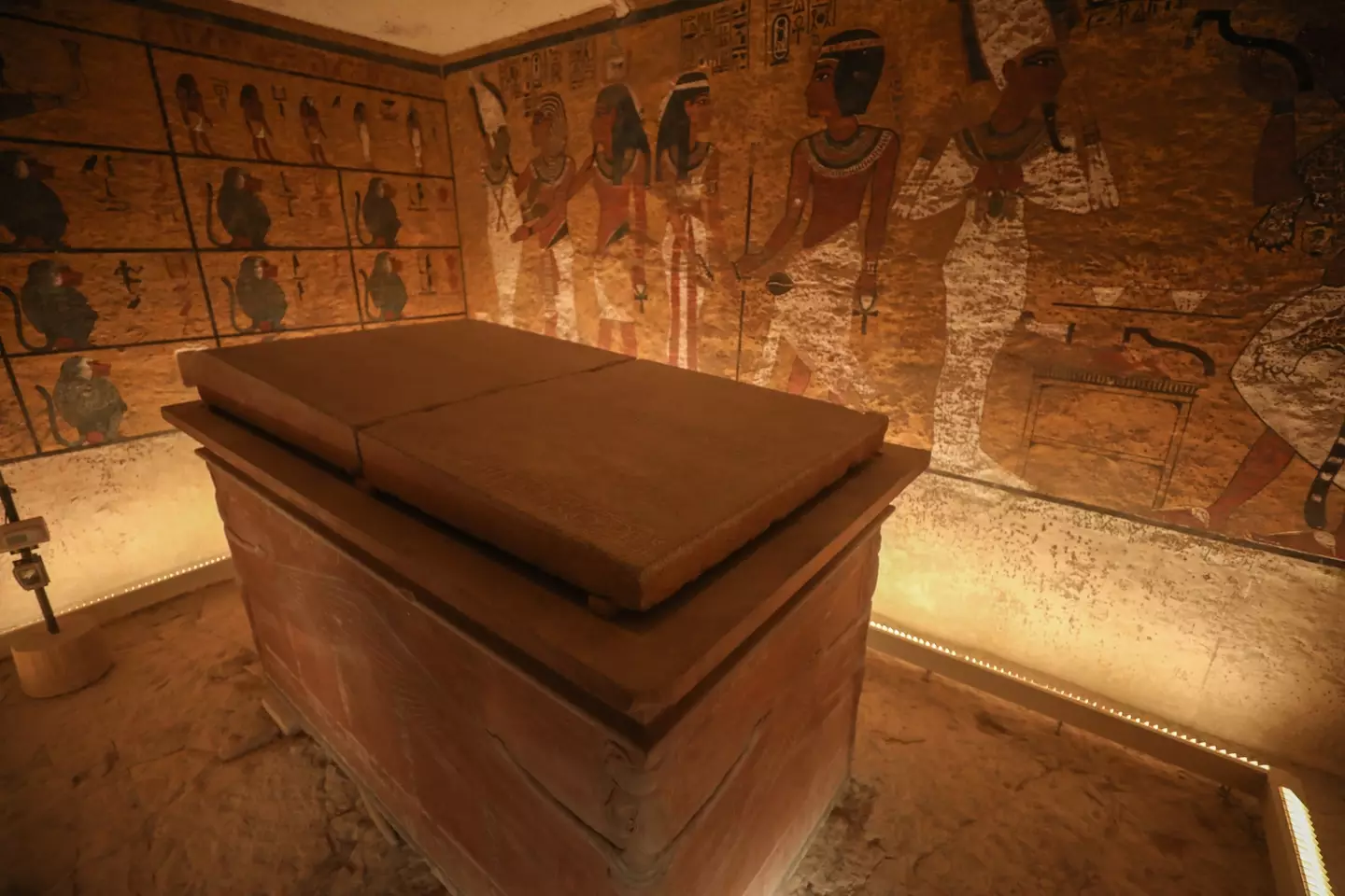 The tomb of Tutankhamun. (Mohamed Elshahed/Anadolu Agency via Getty Images)