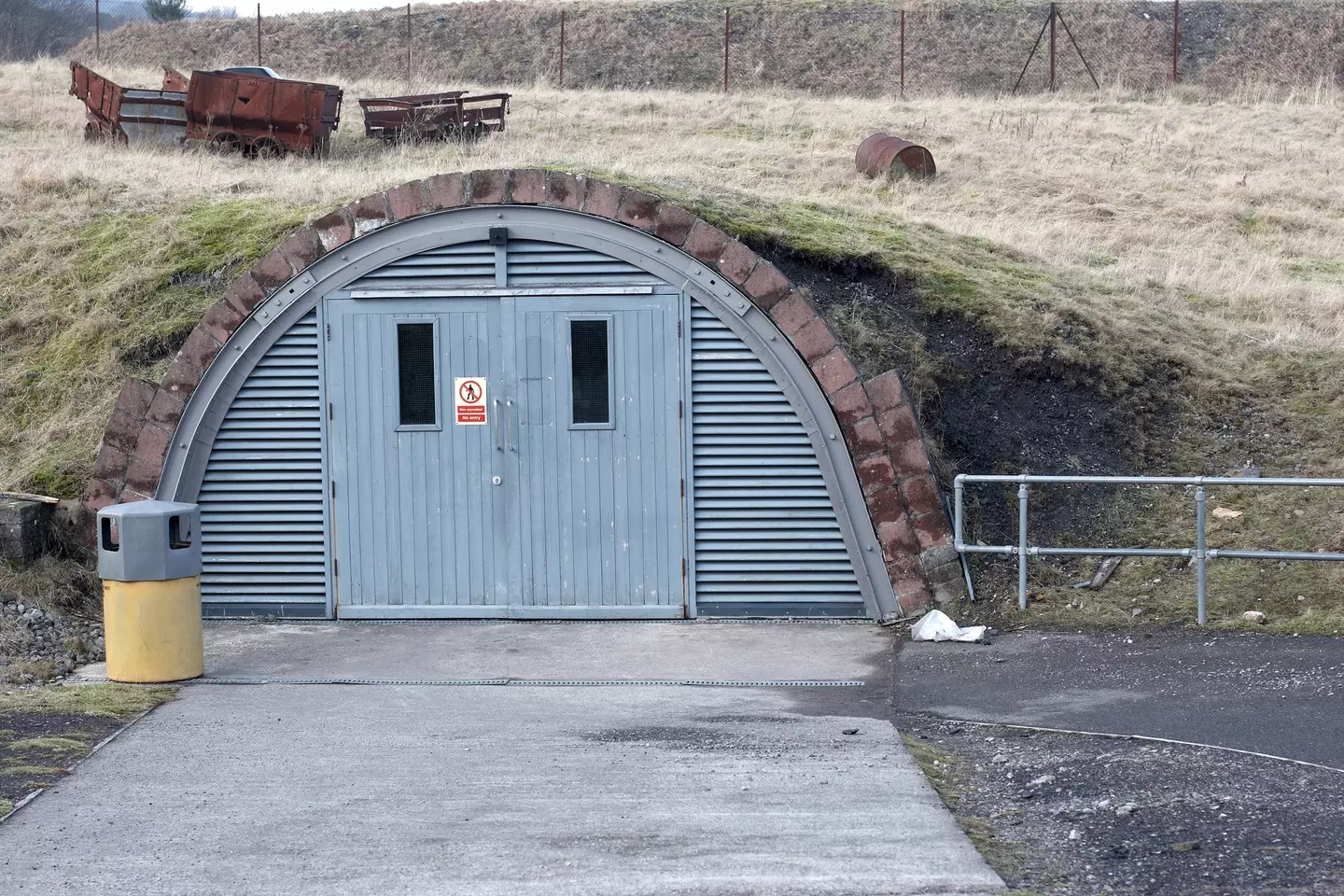 Take cover in a bunker if you have one nearby, or alternatively inside a concrete structure/brick house (Getty Stock Image)