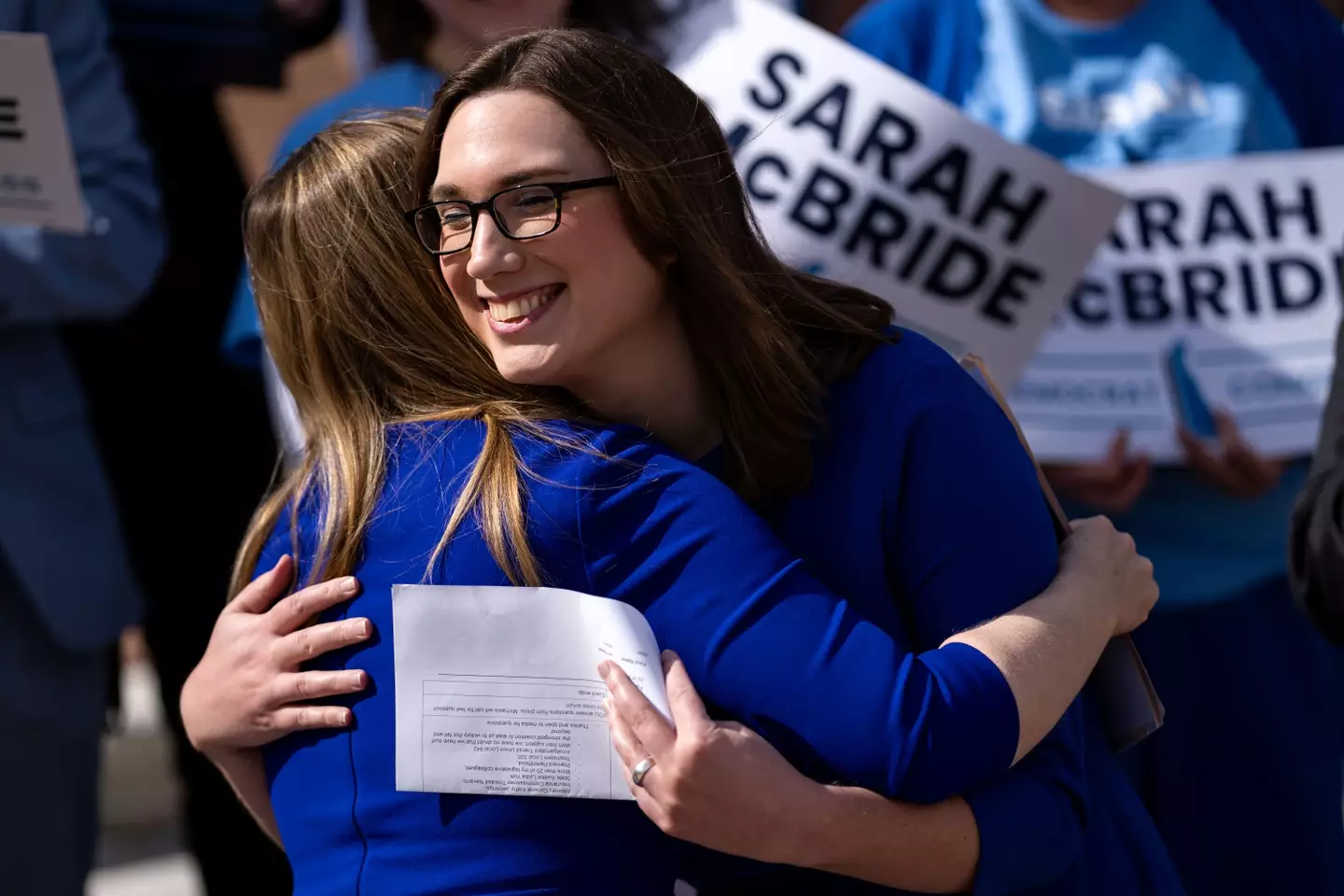 Sarah McBride becomes first openly transgender person elected to Congress (Kent Nishimura/Getty Images)