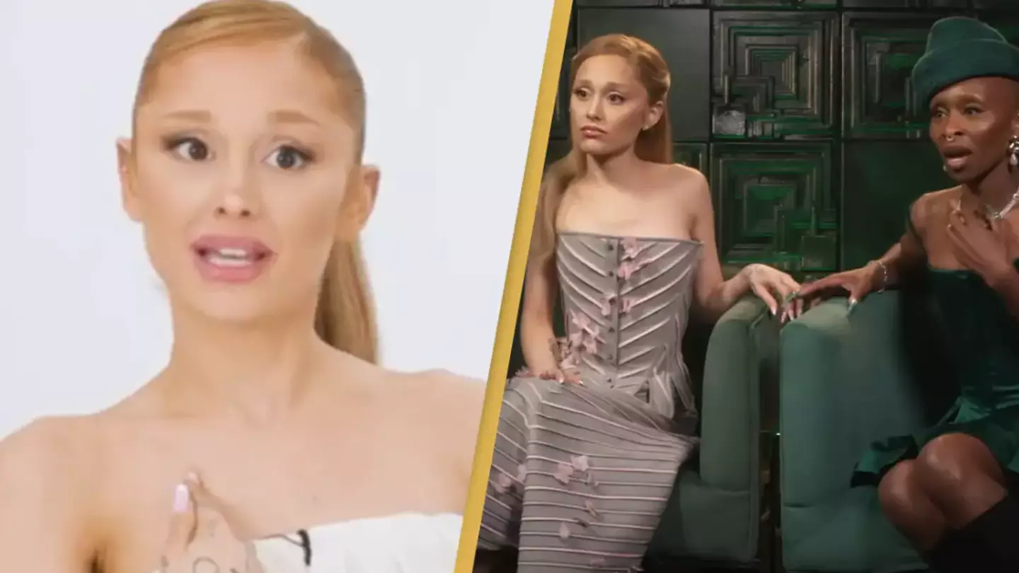 Ariana Grande and Cynthia Erivo finally explain bizarre ‘holding space’ interview moment that left people baffled