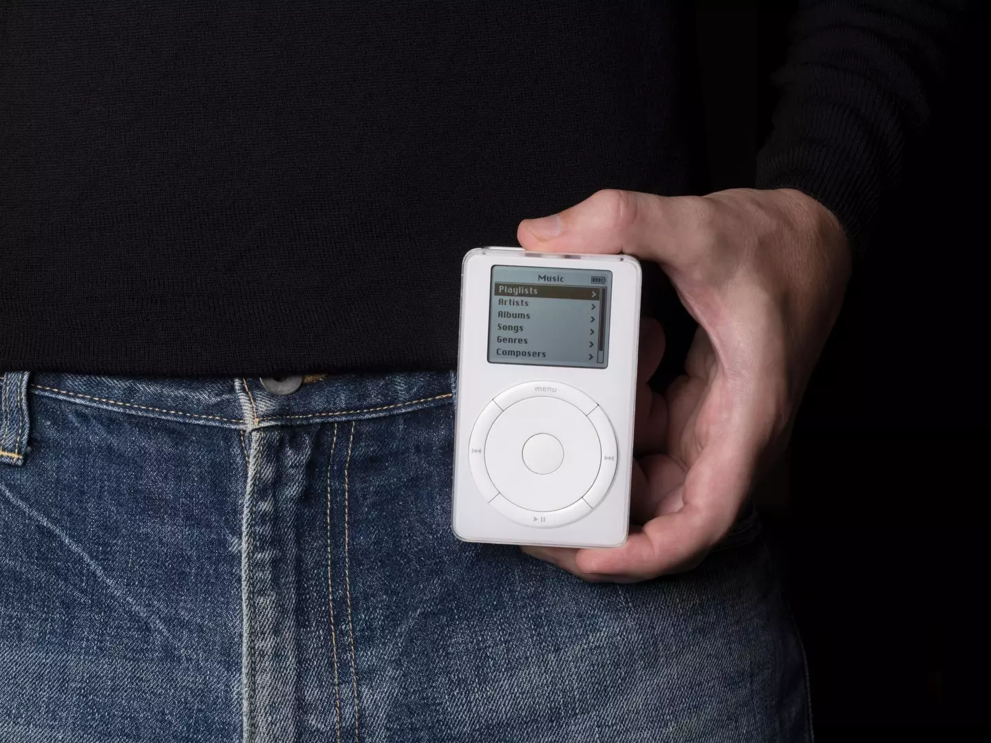 The first generation iPod.