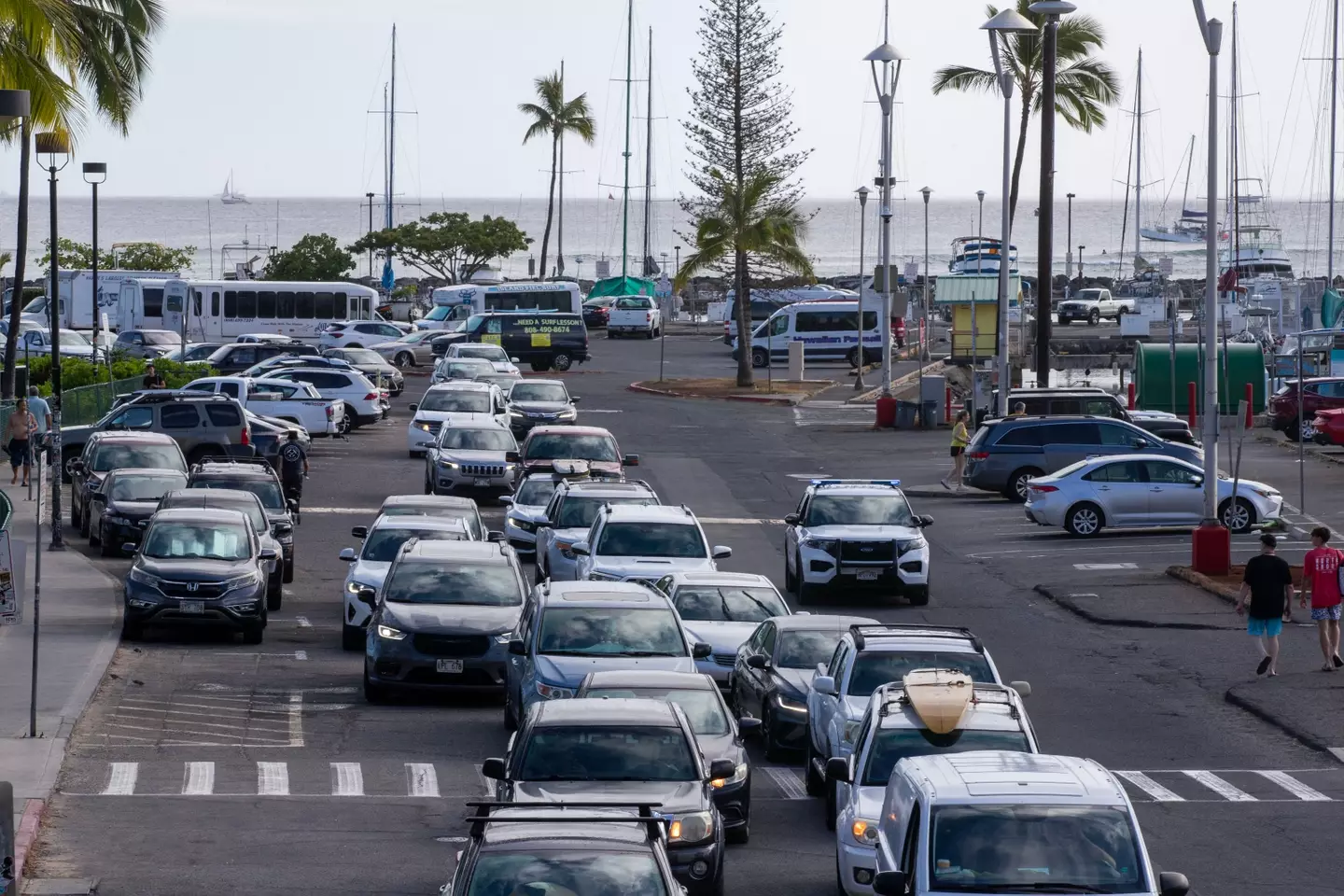 Citizens have been leaving Hawaii in masses (EUGENE TANNER/AFP via Getty Images)