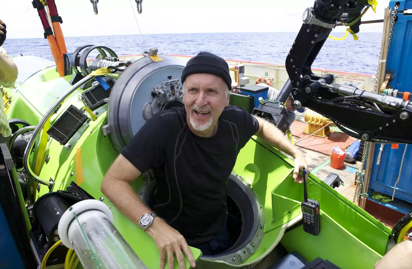 James Cameron made history with his Deepsea Challenger mission in 2012 (National Geographic)
