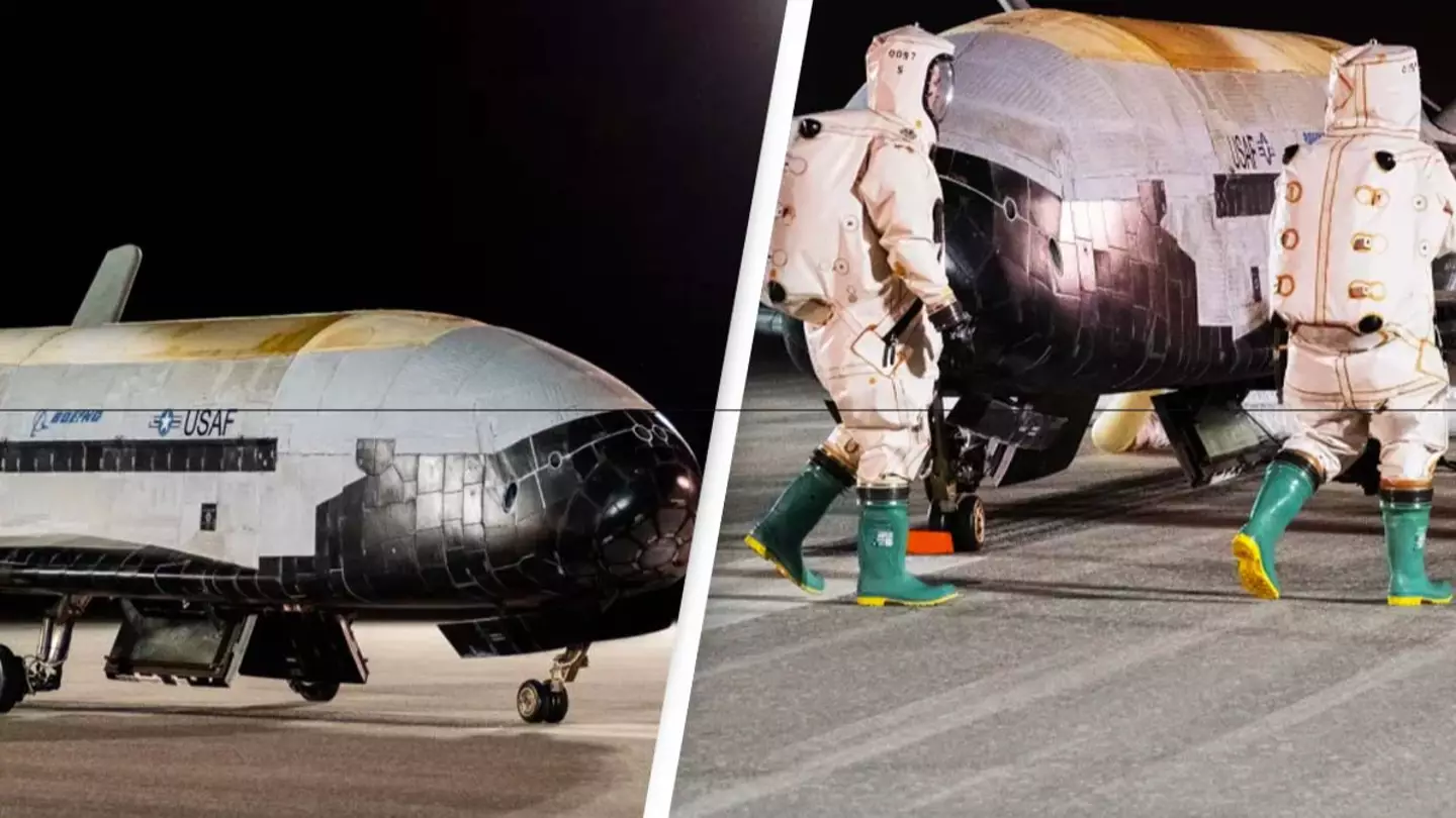 UFO fears sparked as secret unmanned US spaceship lands in Florida after circling Earth for three years