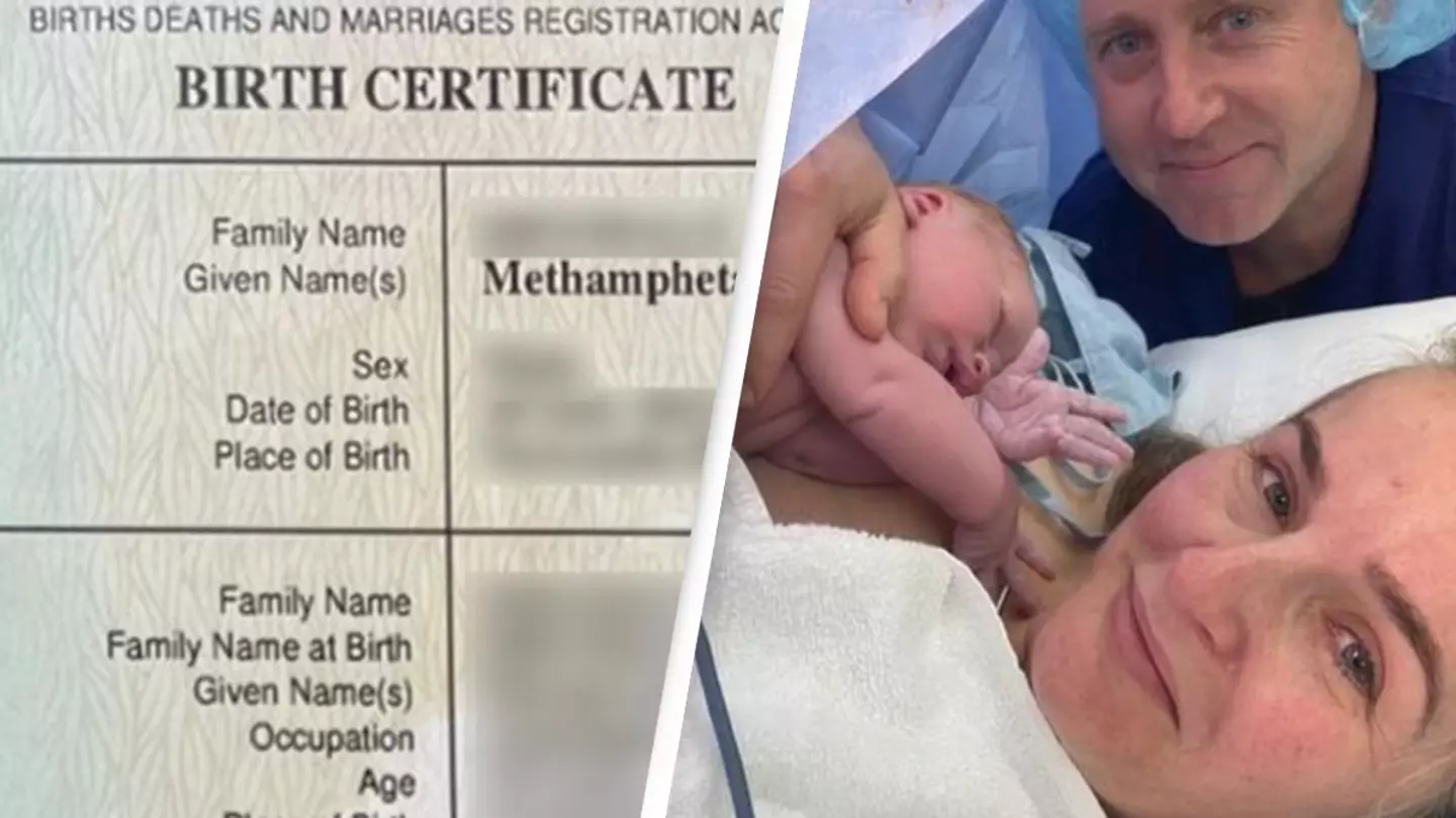 Mom left shocked after her joke attempt at naming son ends up being officially accepted