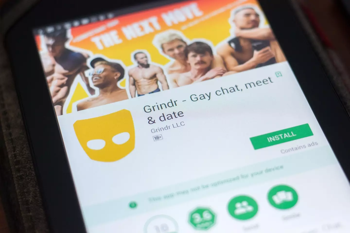 Grindr App (Alamy)