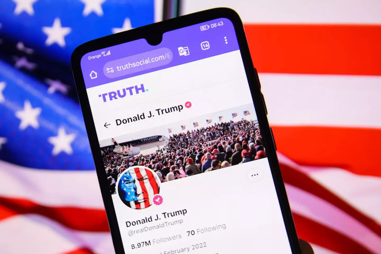 The president is very active on Truth Social (Beata Zawrzel/NurPhoto via Getty Images)