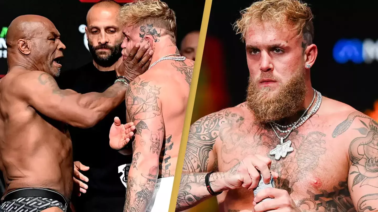 Fans notice detail in Jake Paul's reaction after Mike Tyson savagely slaps him the night before fight