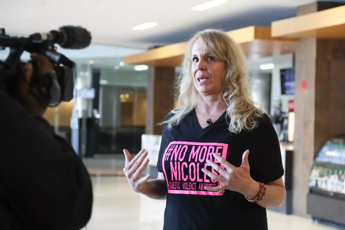 Tanya Brown, sister of Nicole Brown Simpson, said the joke from Chris Rock about her murder was 'distasteful'.