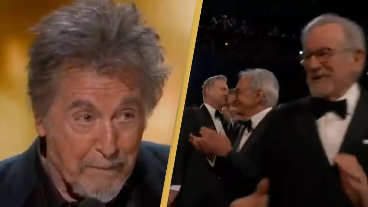 Fans have wild theory on Al Pacino's deeper meaning behind Oppenheimer Best Picture announcement