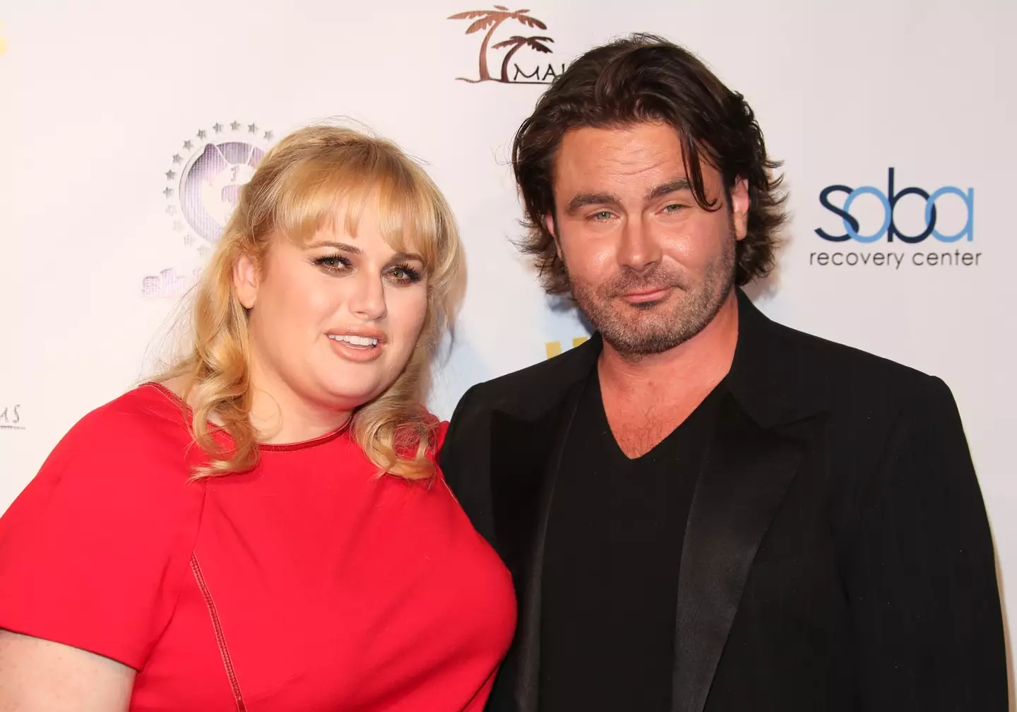 Rebel Wilson and Mickey Gooch Jr. pictured together in 2015 (Paul Archuleta/FilmMagic)