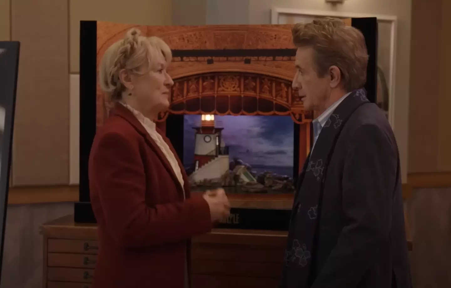 The two actors starred in season 3 of Only Murders in the Building.