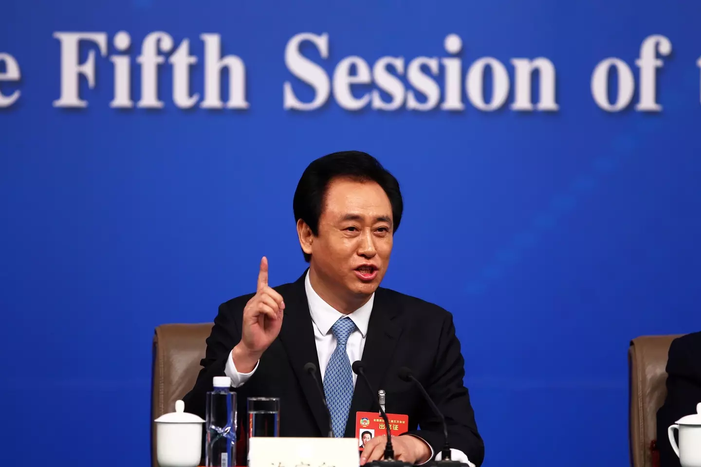 Hui held over half of the stocks for the Evergrande Group.