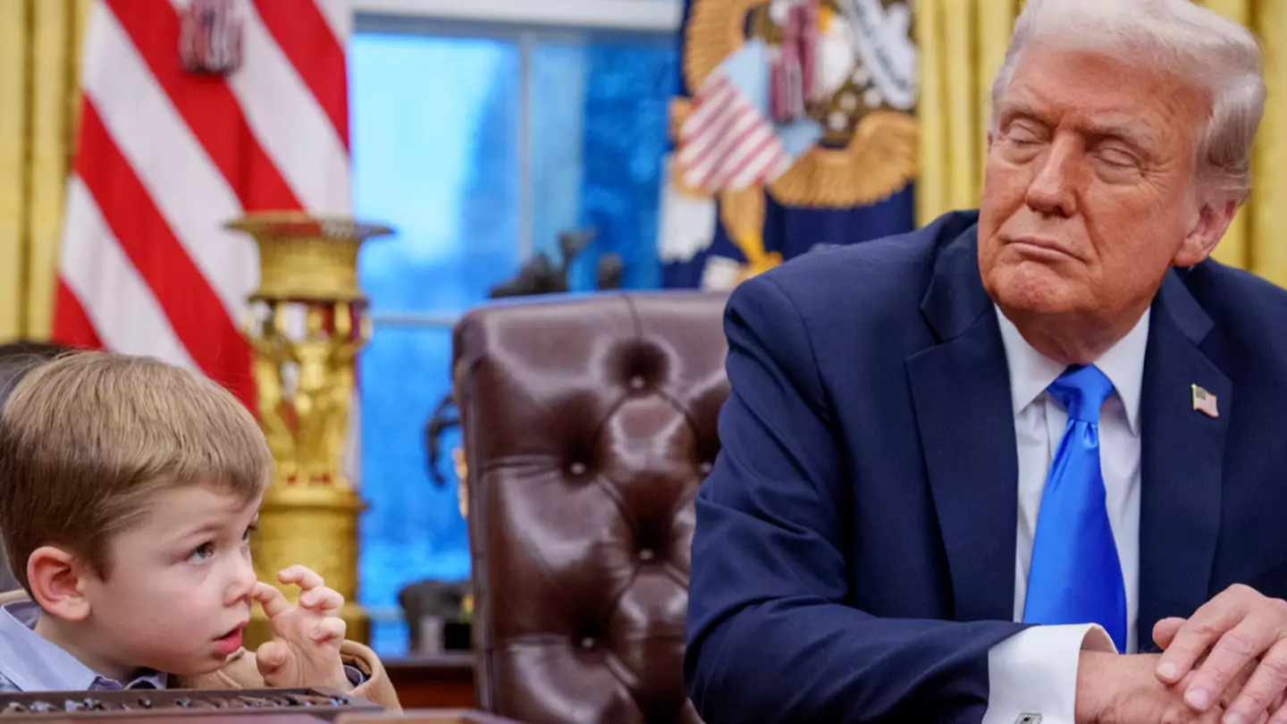 People think they've figured out what Elon Musk's son said to Donald Trump in Oval Office and it's left them shocked