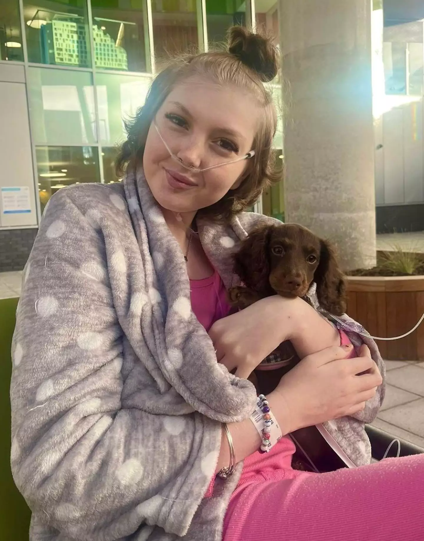 Leah had Erwing's Sarcoma which affects the bones and soft tissue.