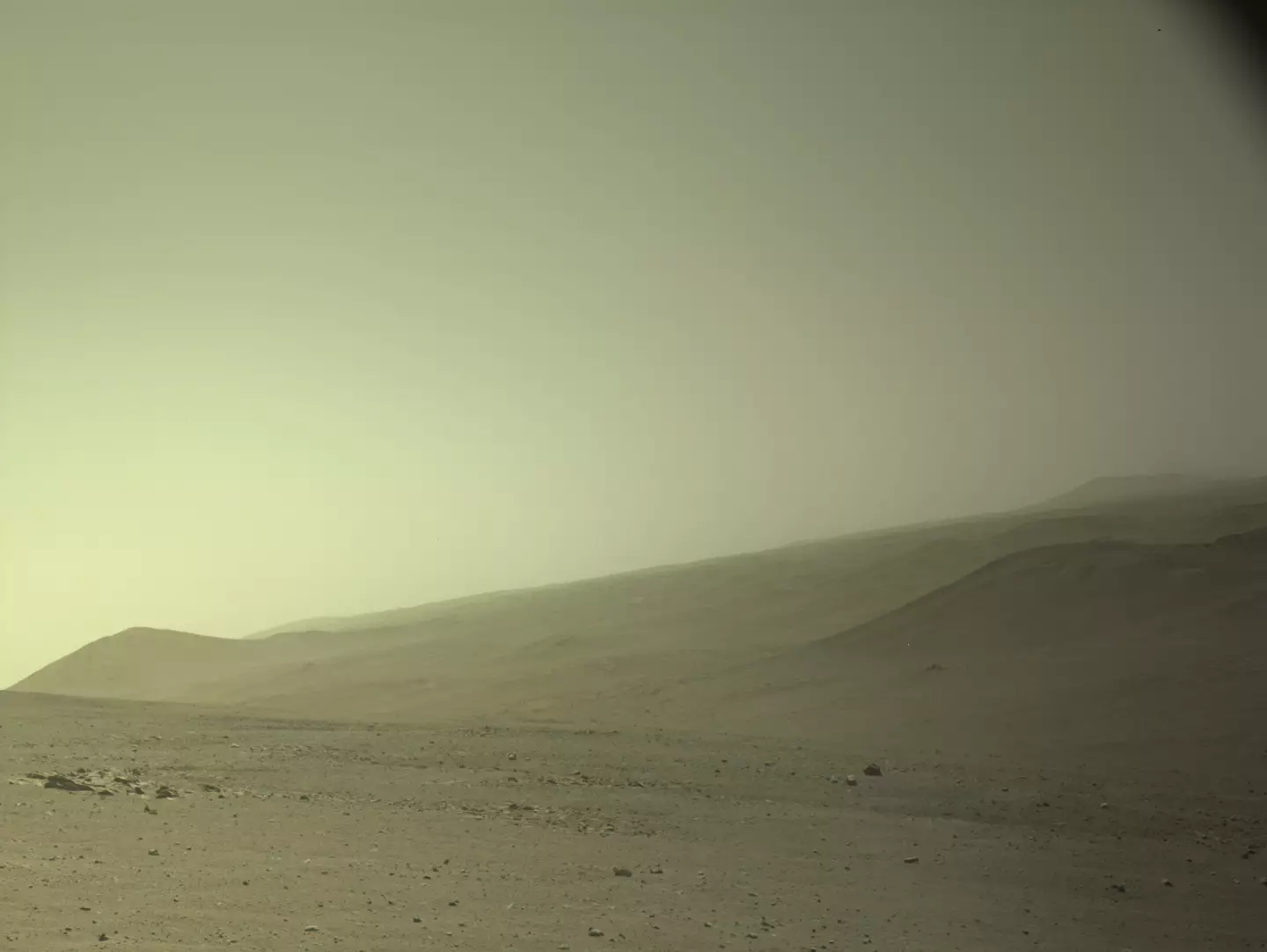 NASA said the images from Mars were taken on November 30 (NASA/JPL-Caltech)