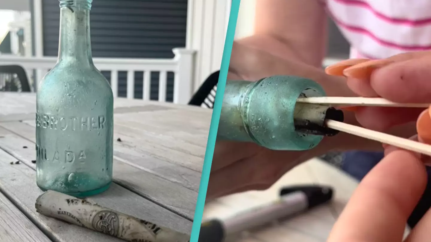 World's 'oldest' message in a bottle washes up on shore after 150 years at sea with bizarre mystery inside