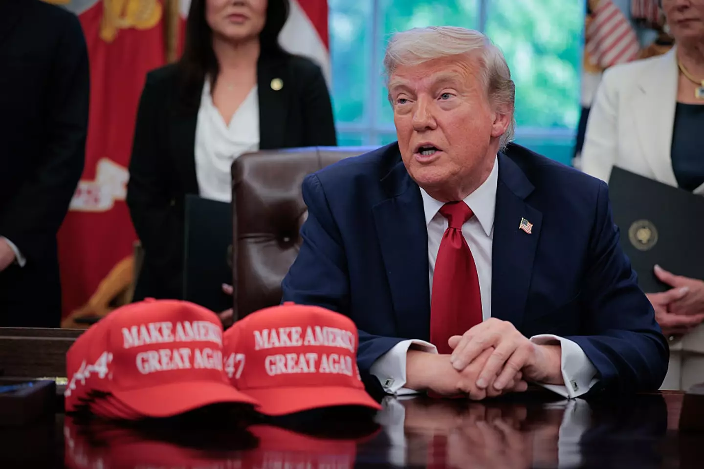 Trump has teased the idea of running for a third term (Chip Somodevilla/Getty Images)