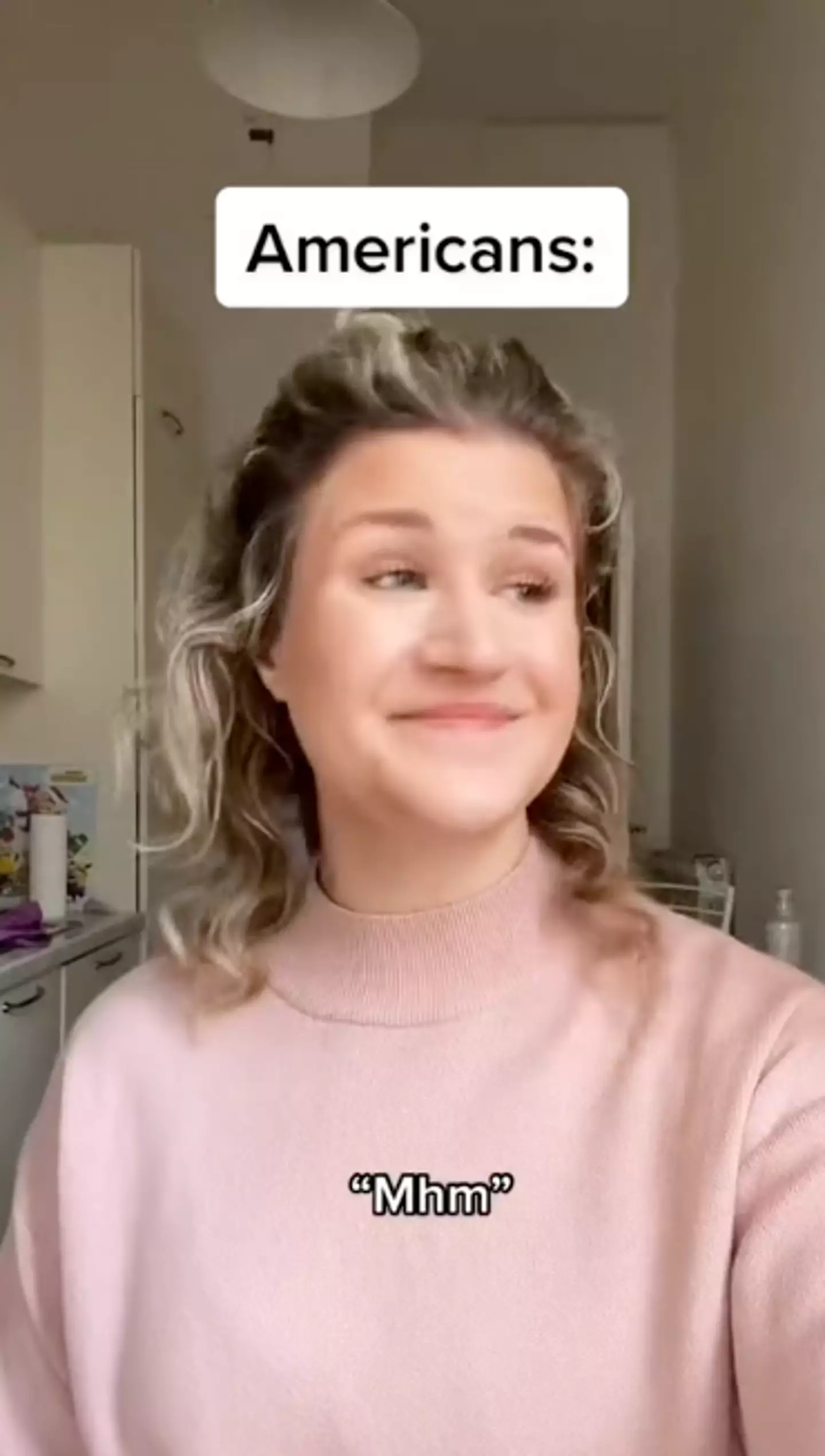 The American confessed she says it too (TikTok/Kacierose4)