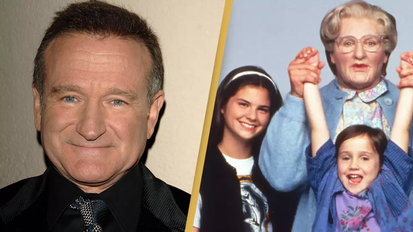 Robin Williams’ touching gesture to Mrs. Doubtfire co-star after she was expelled from high school while filming