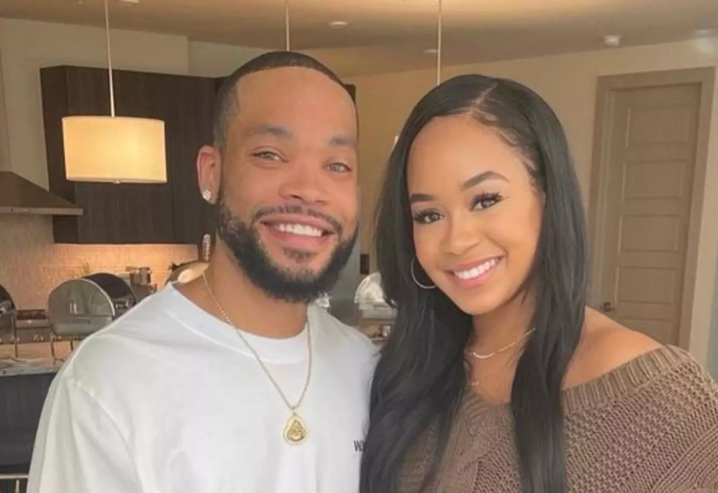 The pair announced their engagement on Instagram (Instagram/ @jasmin_lawrence)