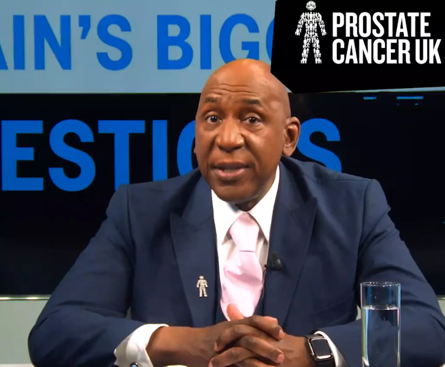Colin McFarlane is raising awareness about prostate cancer.