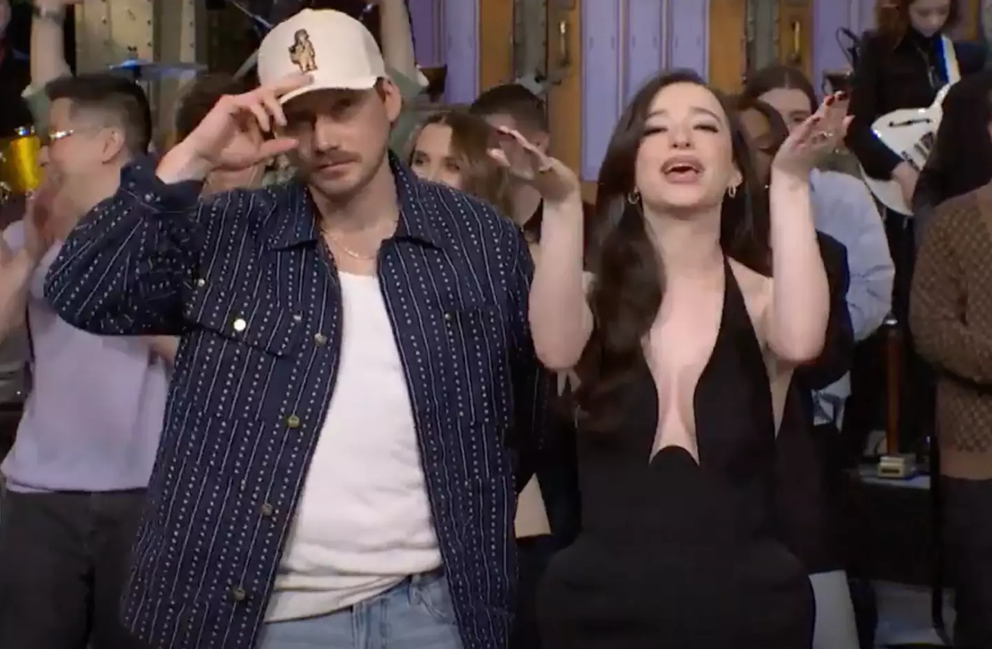 Morgan was off like a shot as soon as the show was over (NBC)