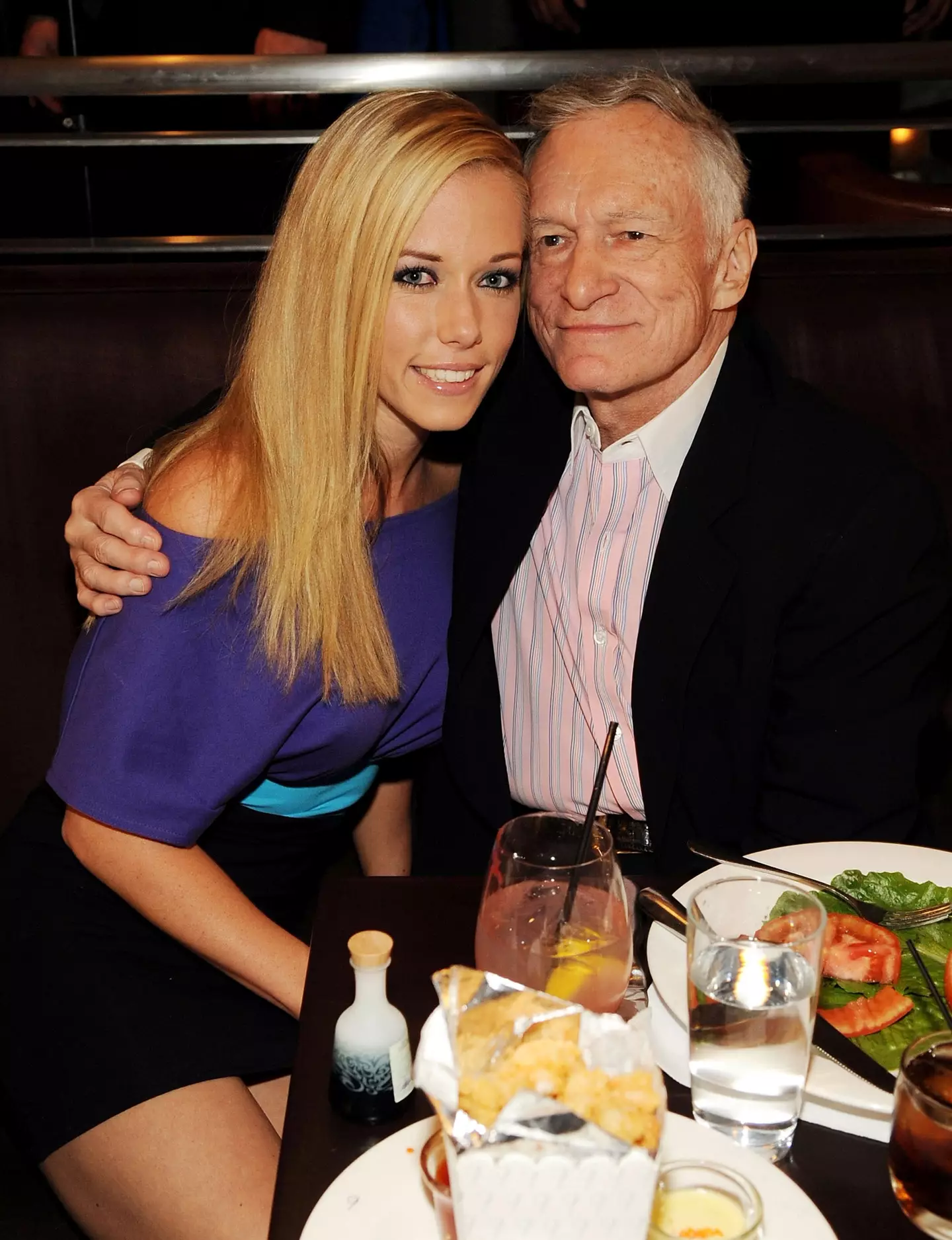 Hugh Hefner and Kendra Wilkinson (Denise Truscello/WireImage)