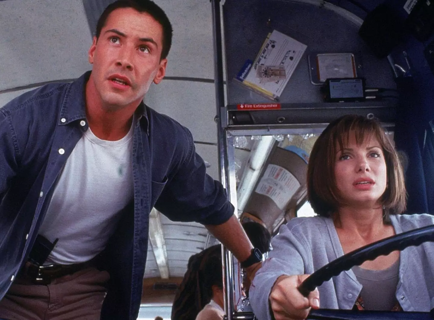 Fans praised Bullock and Reeves in Speed (20th Century Studios)