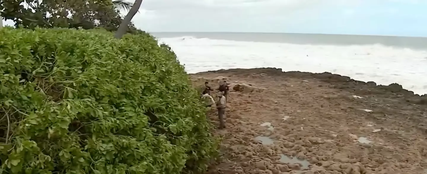 Remains believed to be those of Native Americans who lived hundreds of years ago have been found on a Florida beach.