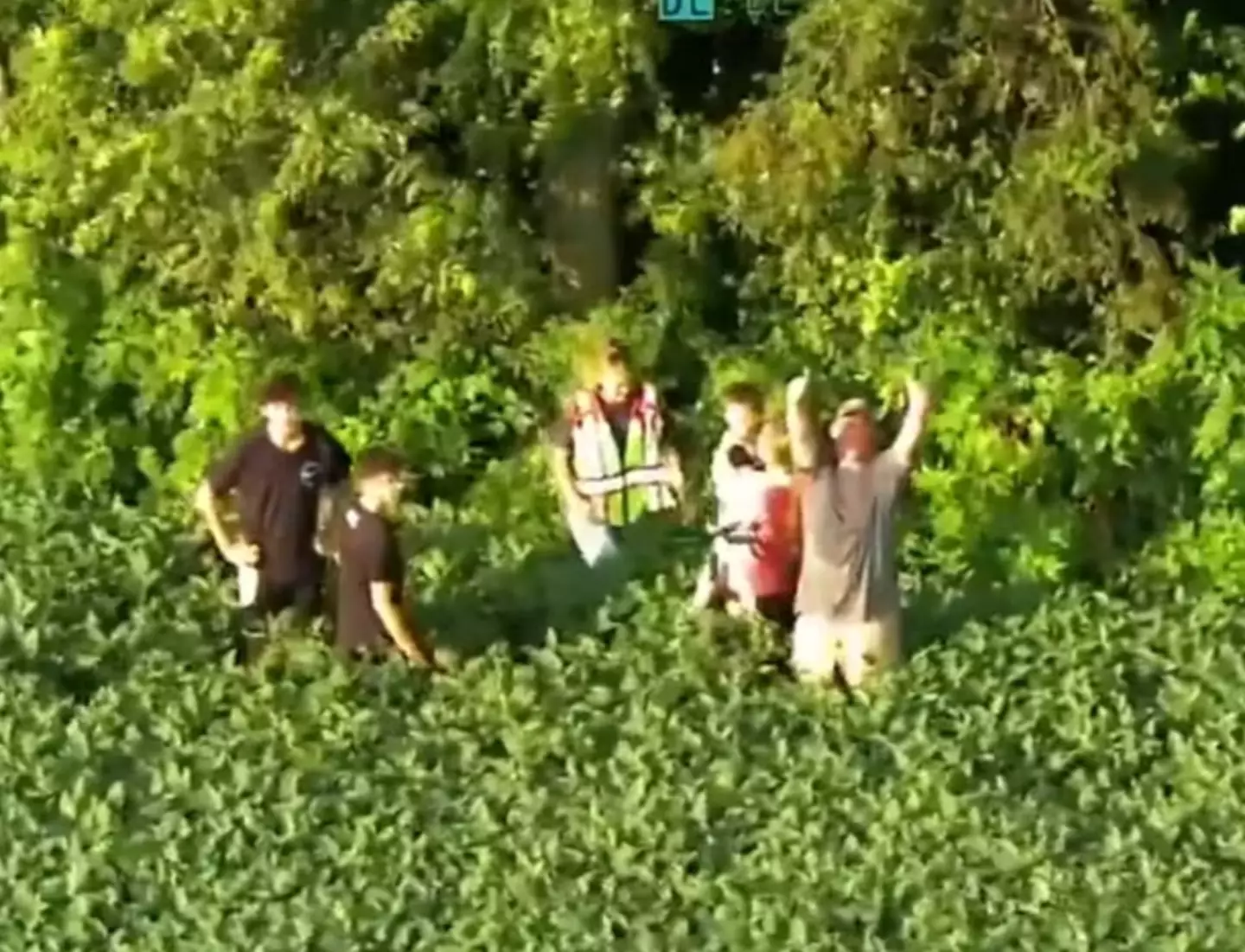 The boy was reunited with his family.