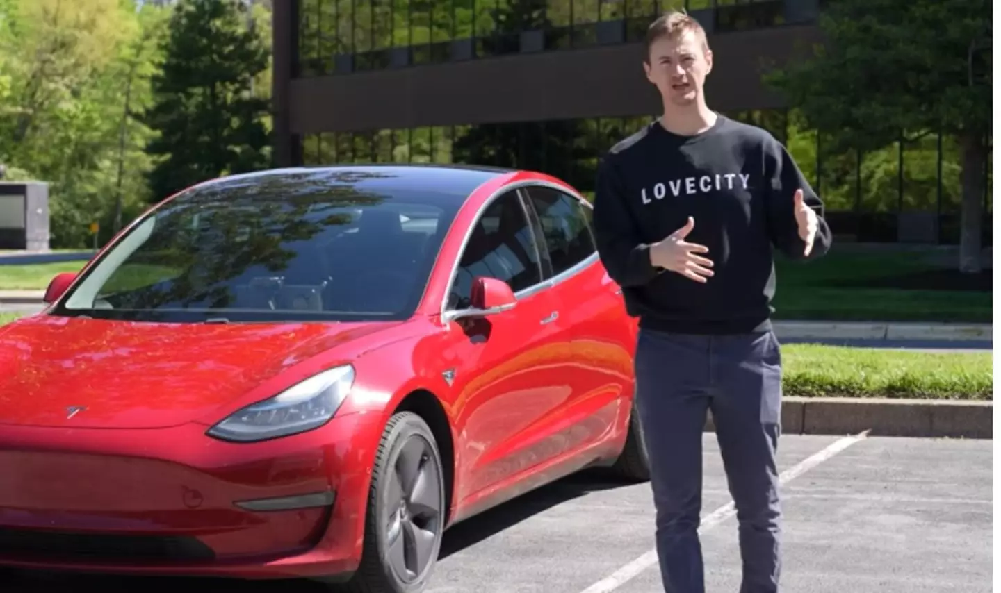 Andy Slye provided a cost breakdown of his six-year-old Tesla Model 3 (YouTube/Andy Slye)