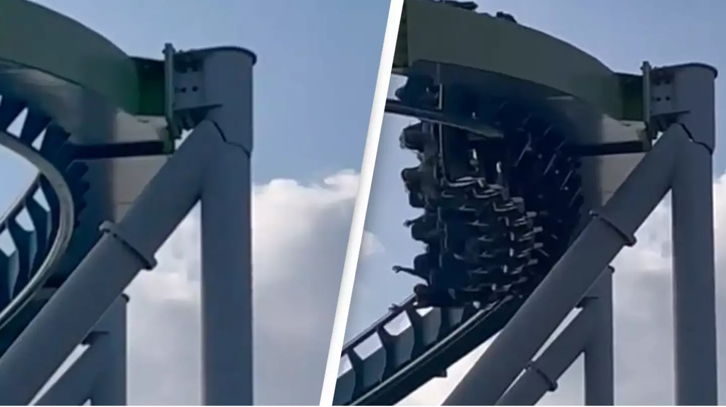 Amusement park shuts down rollercoaster after social media user notices crack