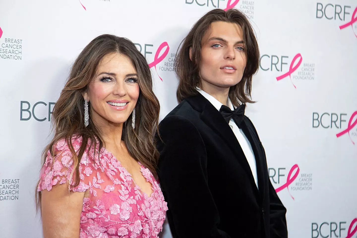 Hurley answered questions about her relationship with the country singer (Santiago Felipe/Getty Images)