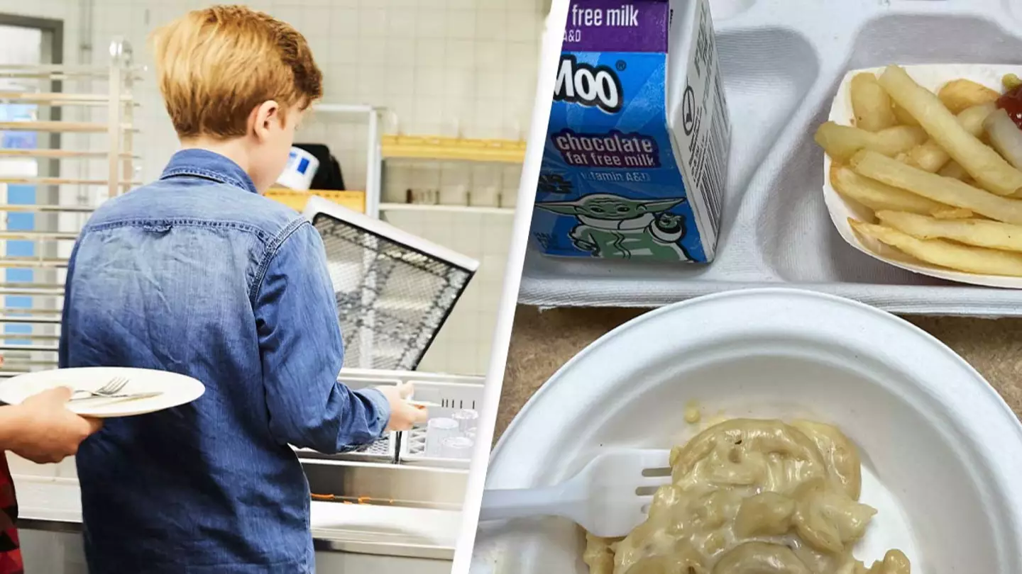 People disgusted after student posts picture of school lunch that’s ‘worse than jail food’