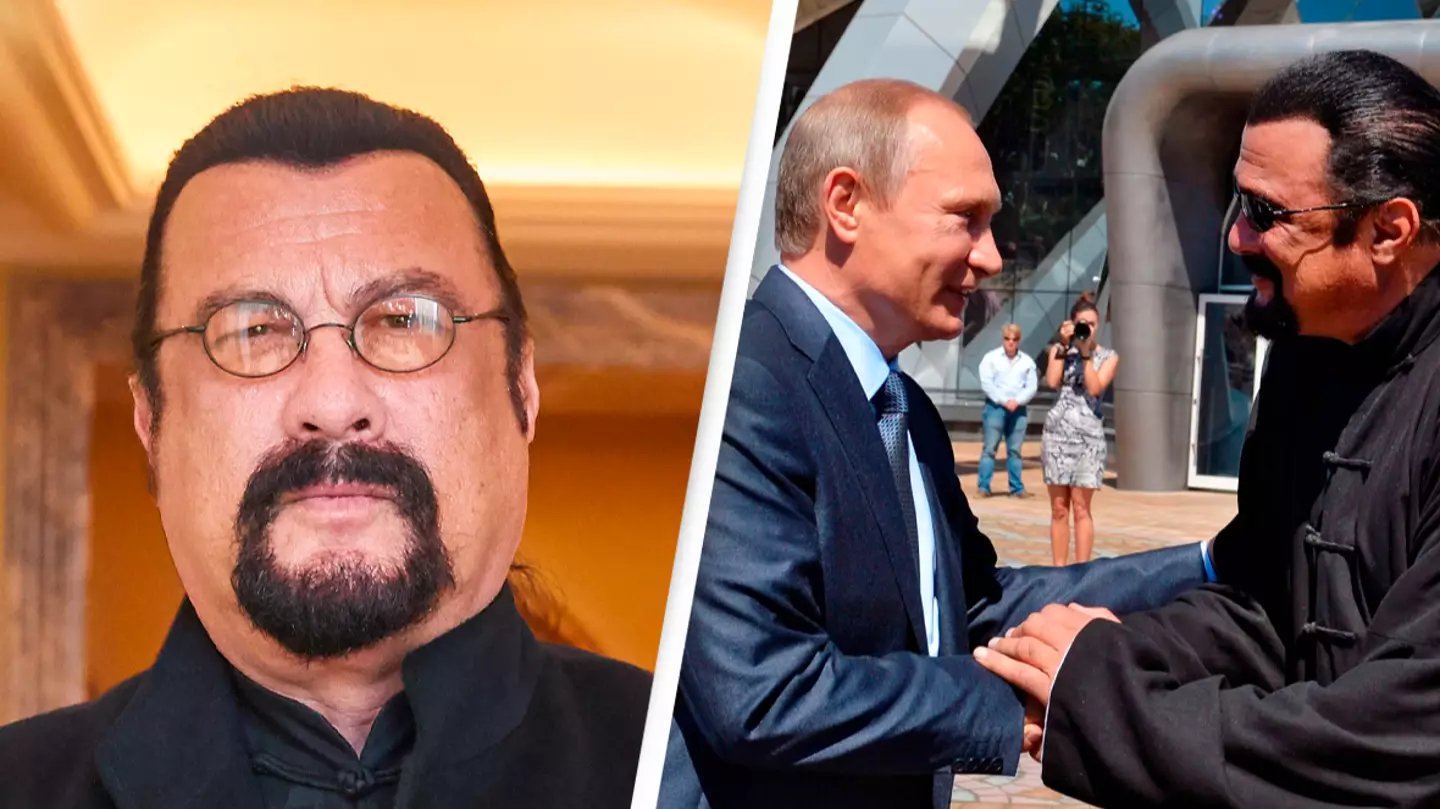 Steven Seagal describes Vladimir Putin as one of the 'greatest world leaders' in strange birthday message