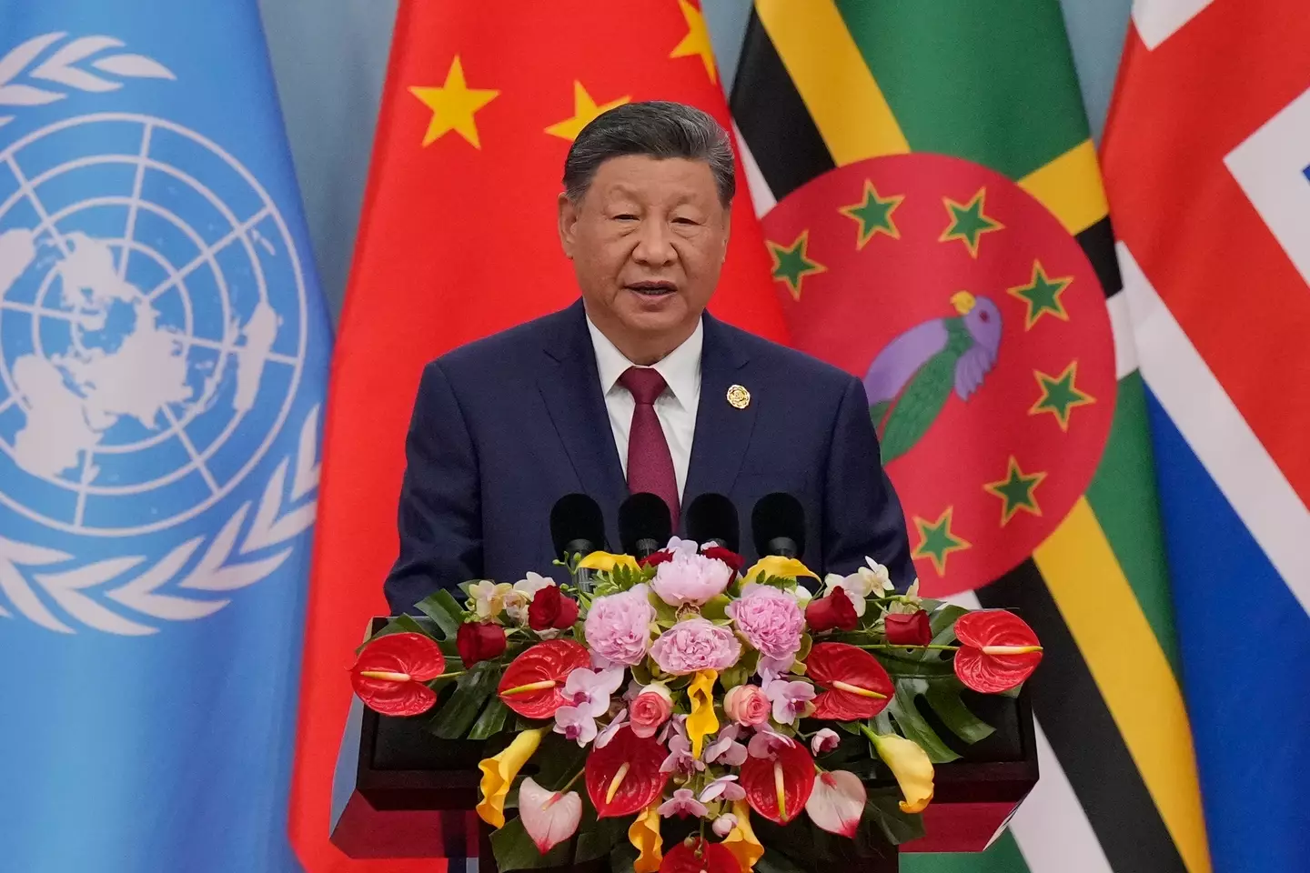Xi Jinping and China have issued threats back at the US over their ongoing trade war (Ken Ishii -Pool/Getty Images)