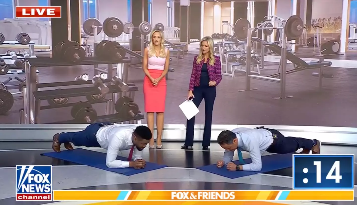 The hosts were able to hold for over a minute (Fox News)